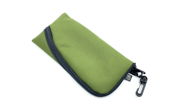A Small Ghost Whale Pouch in Verde.